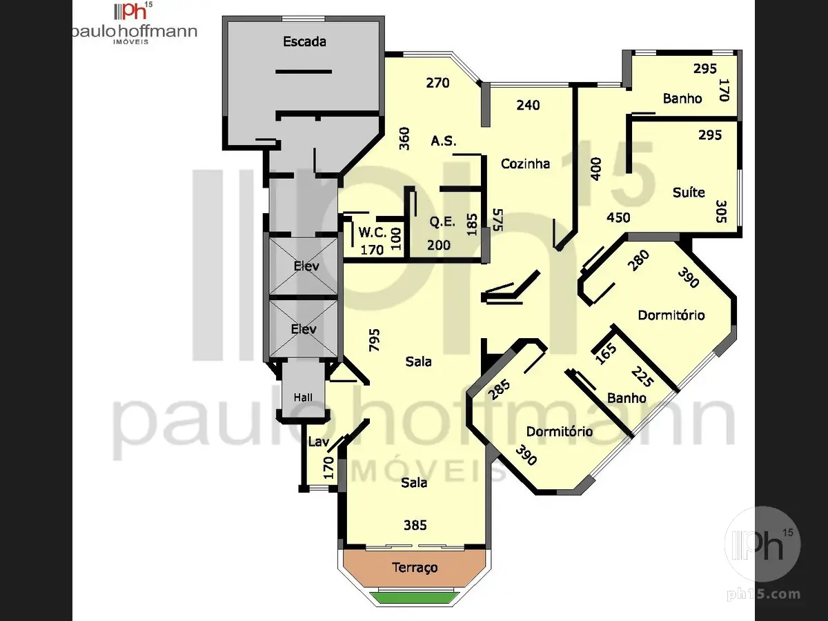 Planta apto tipo - Final 2 - Bloco B [2021]